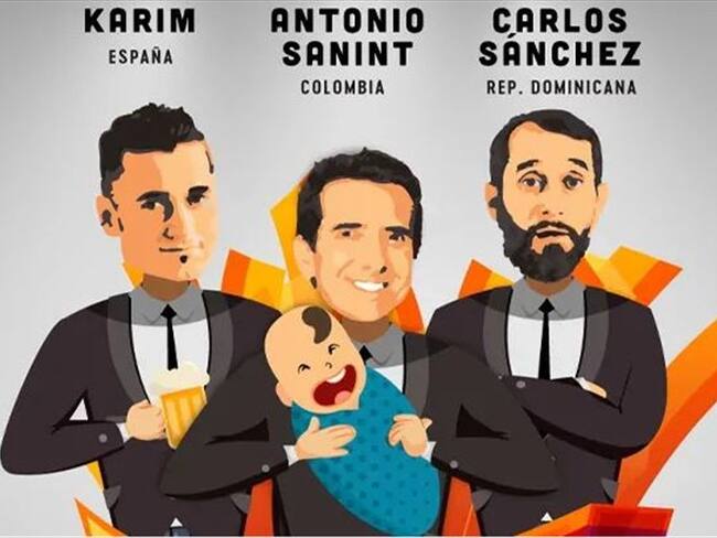 ‘Papás fritos’, una comedia hecha por un colombiano, un español y un dominicano