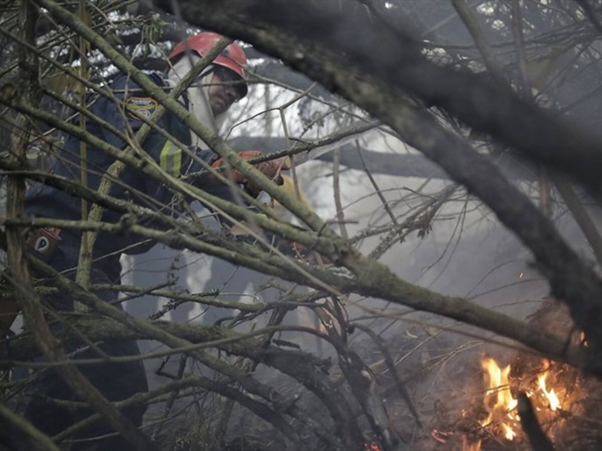 Incendio forestal afecta más de 100 hectáreas en páramo de La Cortadera en Boyacá