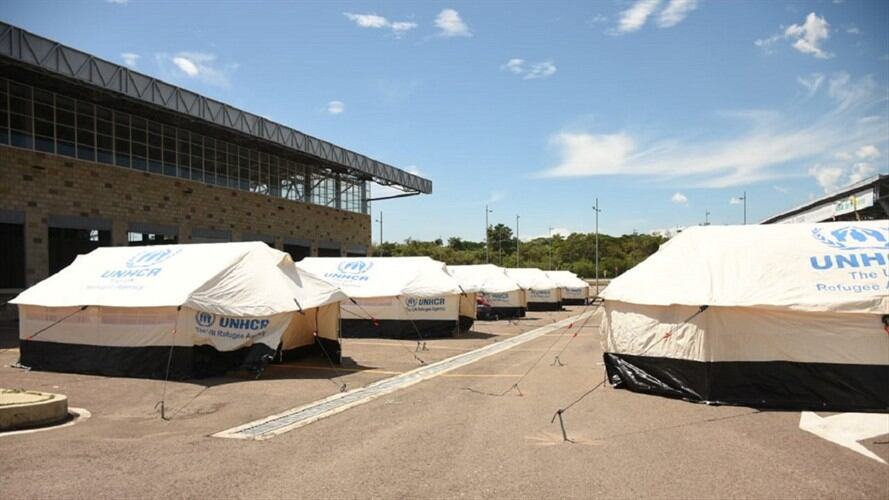 Centro de Atención Sanitario Tienditas inició operaciones con 300 migrantes venezolanos. Foto: Cortesía