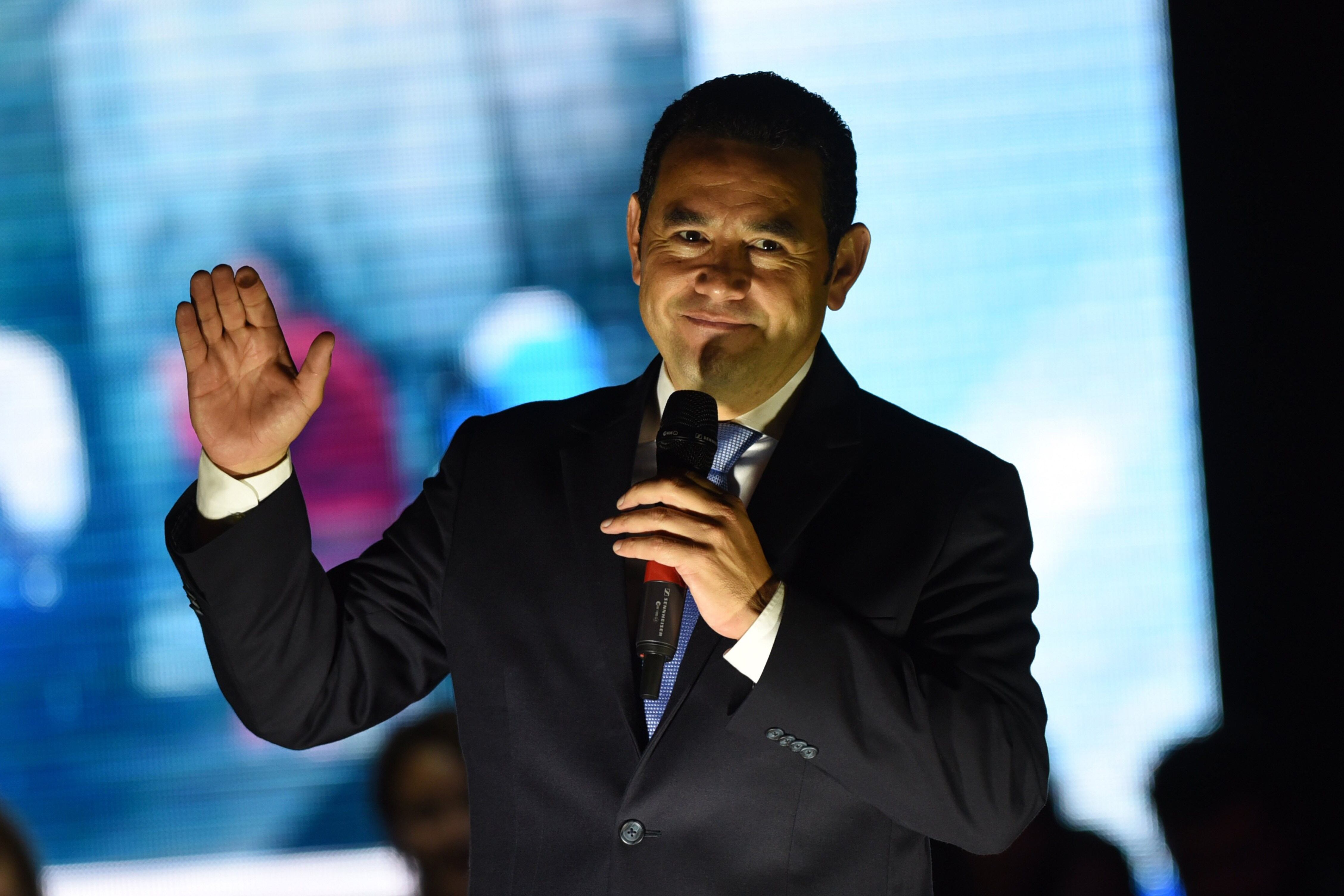 Expresidente de Guatemala, Jimmy Morales. Foto: JOHAN ORDONEZ/AFP via Getty Images
