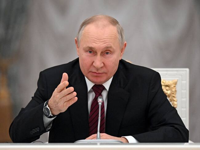 Vladimir Putin. (Photo by GRIGORY SYSOYEV/SPUTNIK/AFP via Getty Images)