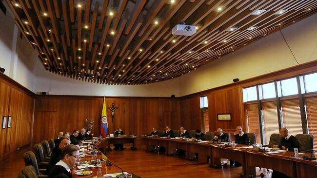 Según el documento de la Corte, la defensa de Cáceres Leal argumentó que la promoción de grupos armados ilegales correspondía a una acción ligada con su actividad de Congresista . Foto: Colprensa