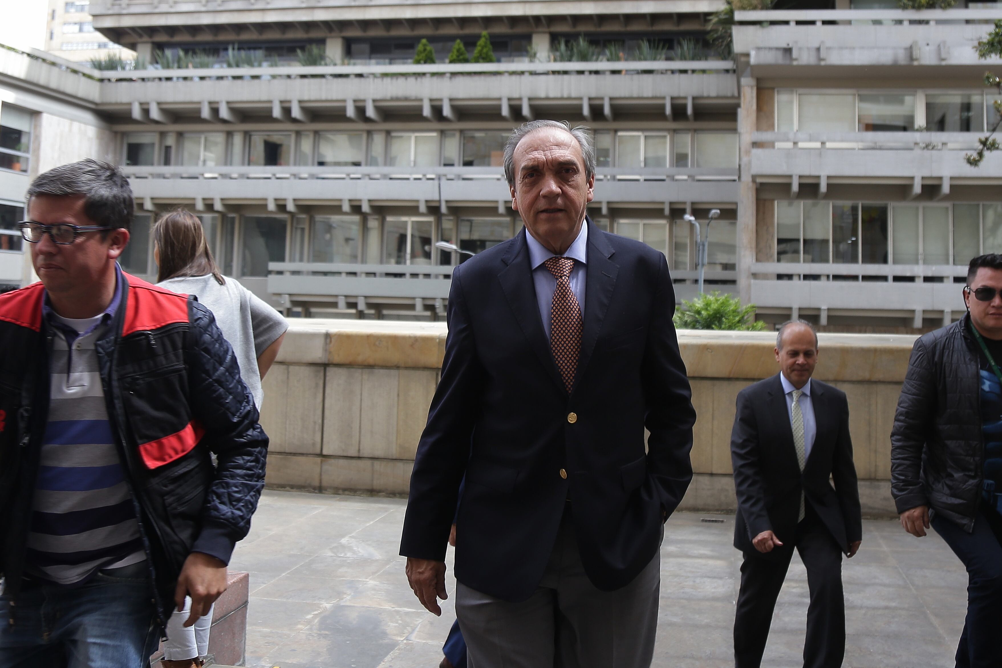 Bogotá. Septiembre 25 de 2017. Luis Alfredo Ramos se presentó en la Corte Suprema de Justicia. Foto: Colprensa - Diego Pineda.