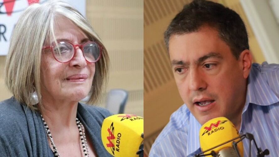Cecilia López y Juan Ricardo Ortega debatieron sobre los bajos indicadores económicos que hay en el país y como esto afecta a los colombianos.. Foto: W Radio