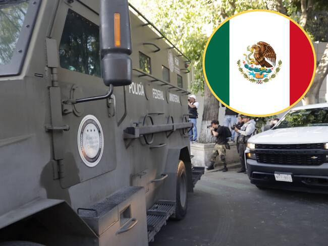 Tanqueta de policia de Mexico. Foto: Luis Barron/ Eyepix Group/Future