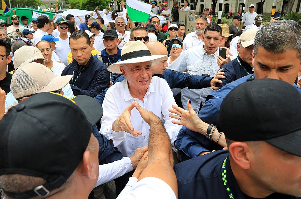 Álvaro Uribe. Foto: Getty Images.