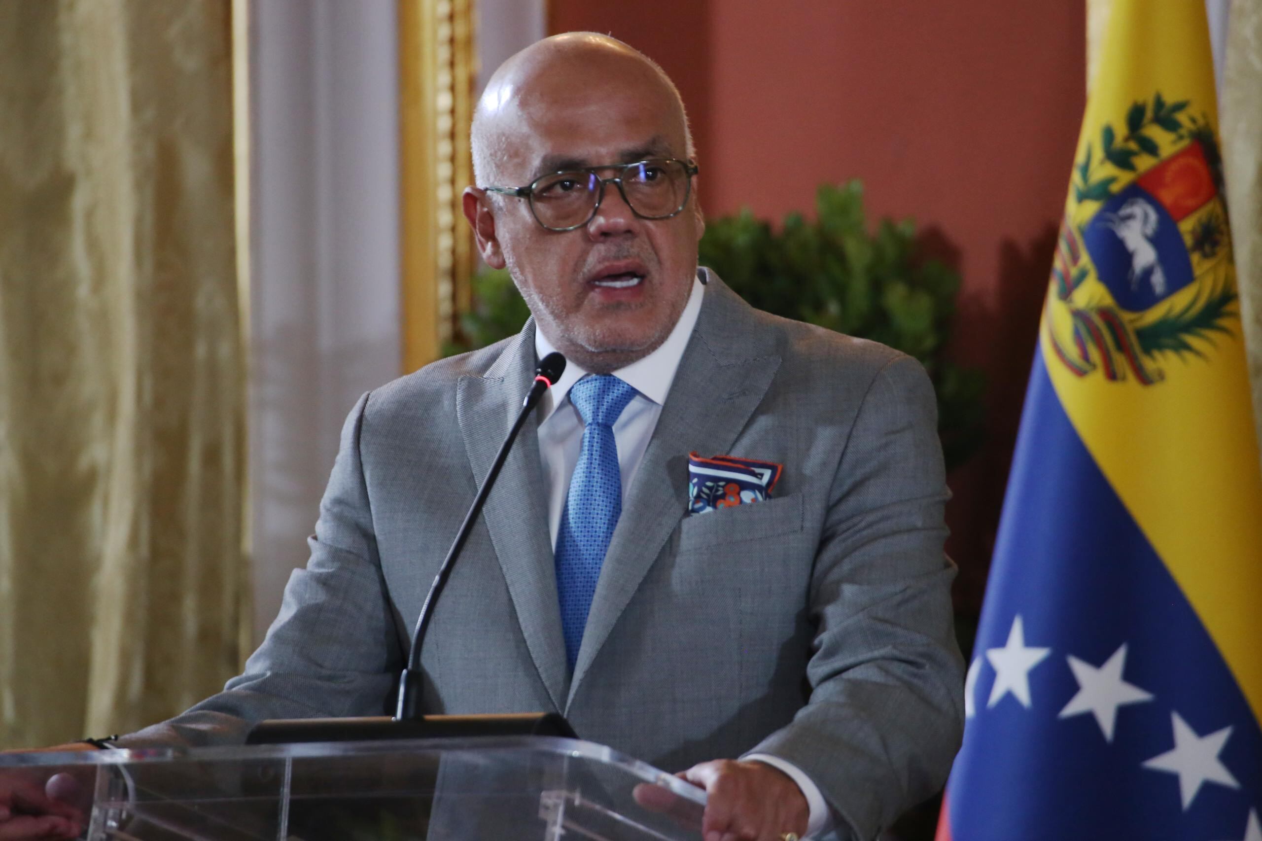 Jorge Rodríguez, jefe negociador del Gobierno y presidente de la Asamblea Nacional | Foto: Prensa Parlamento venezolano