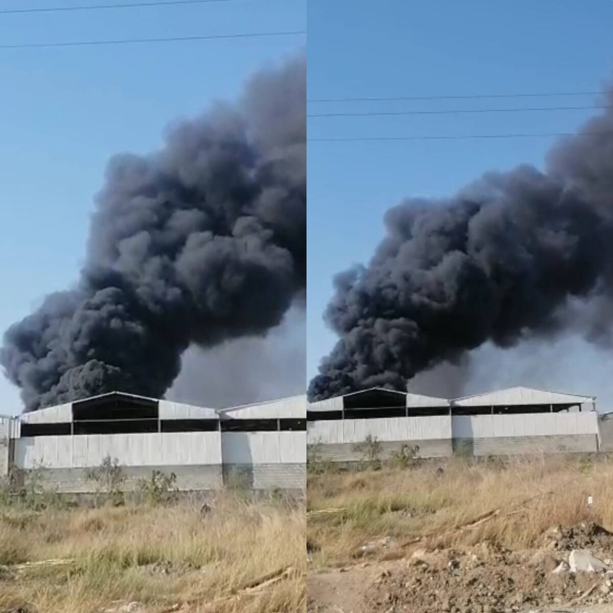 Registran incendio en zona industrial de Barranquilla