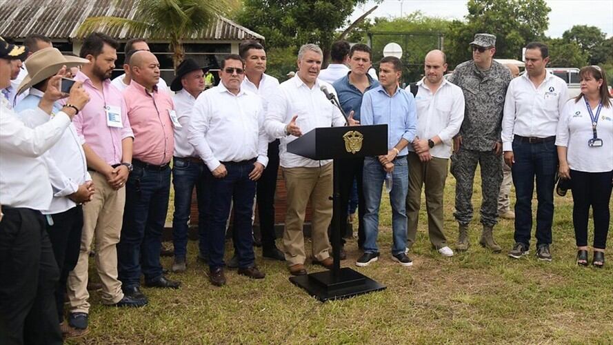 Así lo manifestó el presidente en el marco del Taller Construyendo País que realiza en este territorio, donde participó en la ceremonia de inauguración de las obras de remodelación.. Foto: Colprensa