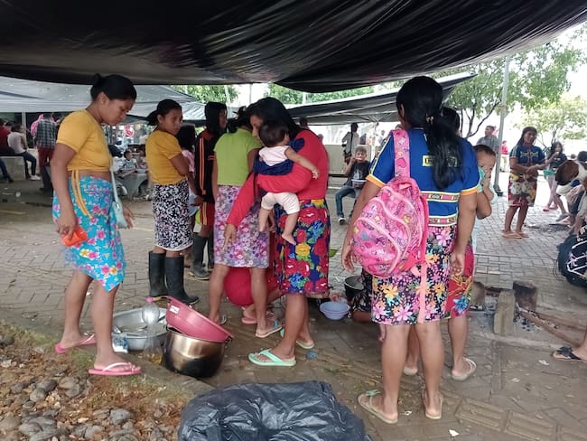 Desplazamiento en Tierralta. Foto: Cortesía.