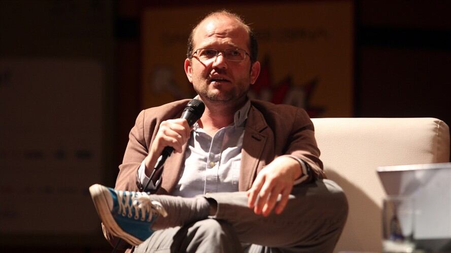 Daniel Samper sobre el Centro Democrático. Foto: Colprensa-Alvaro Tavera