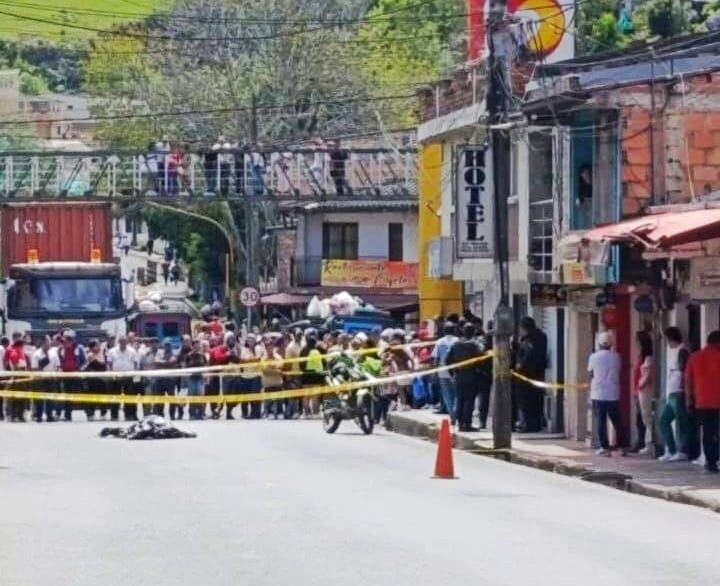 Uno de los crímenes se registró en la vía Panamericana en el municipio de Timbío. Crédito: Red de Apoyo Cauca.