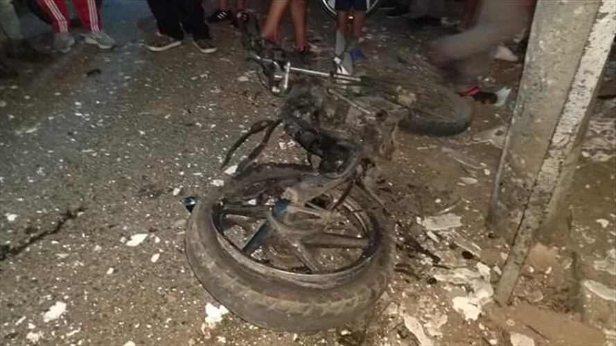 Activan otra ‘motocicleta bomba’ en Corinto, Cauca. Foto: Cortesía Sucesos Cauca