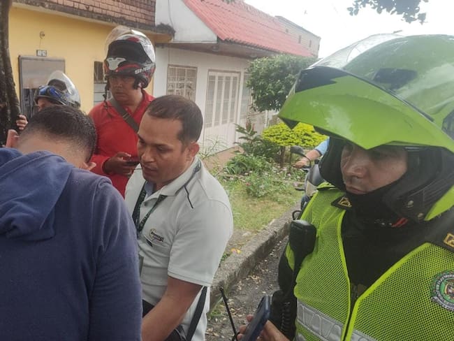 La Policía Nacional capturó en Villavicencio a un hombre de 25 años, conocido como el ‘Chancero’. Foto: Policía
