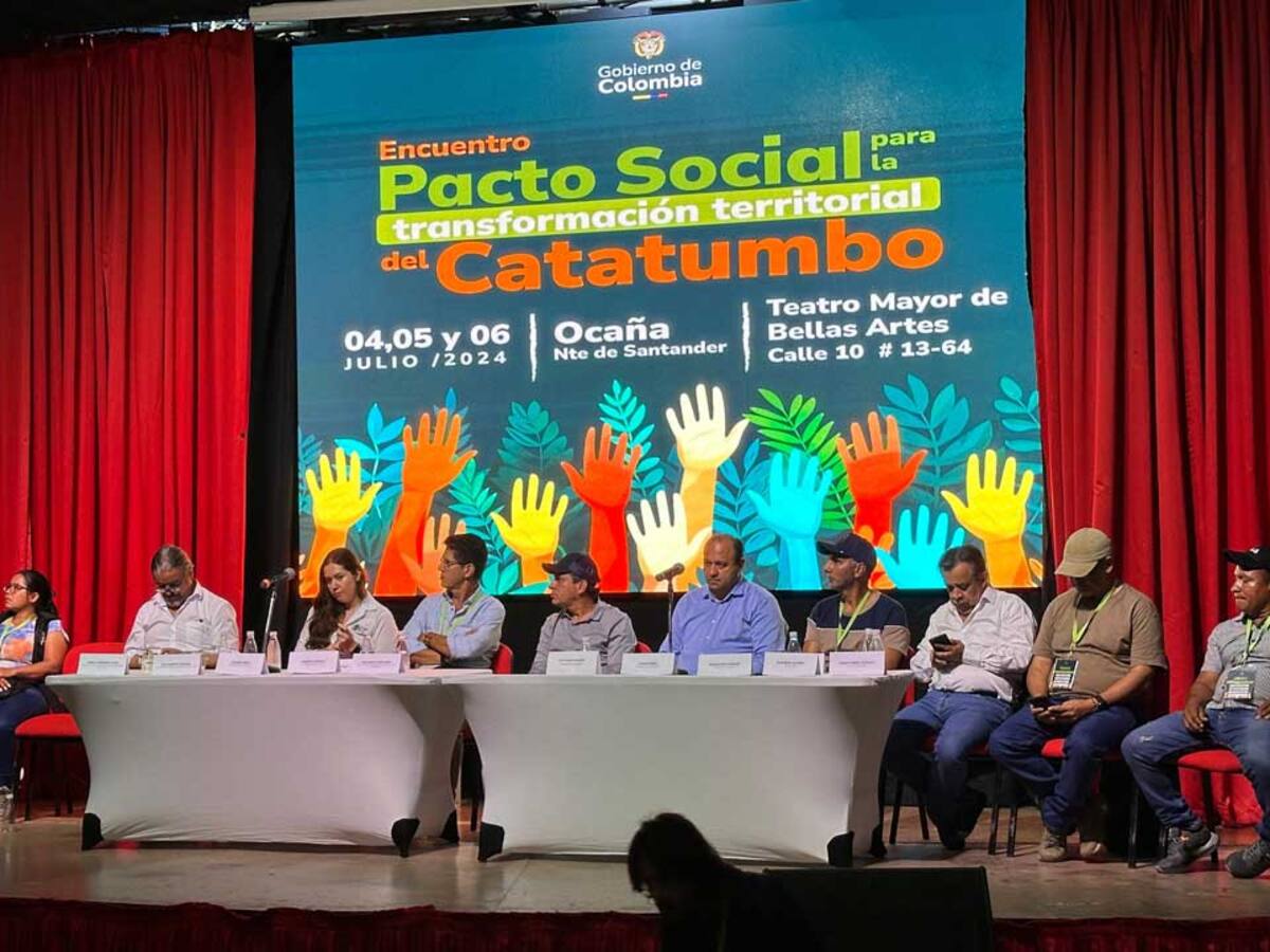 Gobierno Nacional anunció millonaria inversión por 3.5 billones de pesos para el Catatumbo