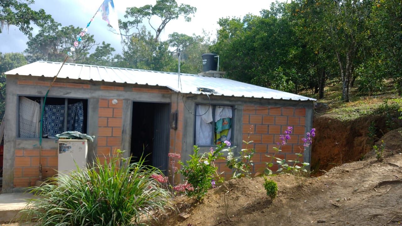 Casas nuevas entregadas por Gobernación de Santander. Foto: Cortesía