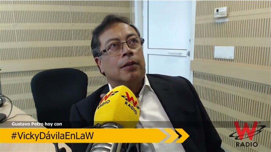 Petro afirma que de ser Presidente no subirá la edad de pensiones. Foto: W Radio