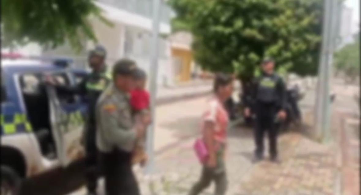 Foto: atención de menor violentado en Purísima, Córdoba / Cortesía prensa Departamento de Policía de Córdoba.