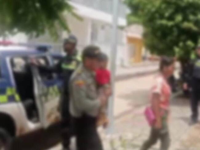 Foto: atención de menor violentado en Purísima, Córdoba / Cortesía prensa Departamento de Policía de Córdoba.