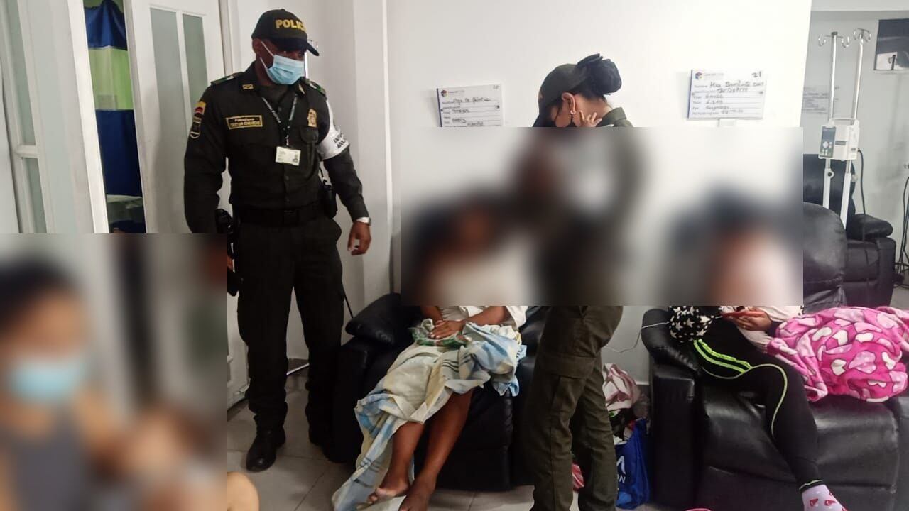 Policía rescata a bebé de siete meses abandonada en caja de cartón en el Centro de Cartagena