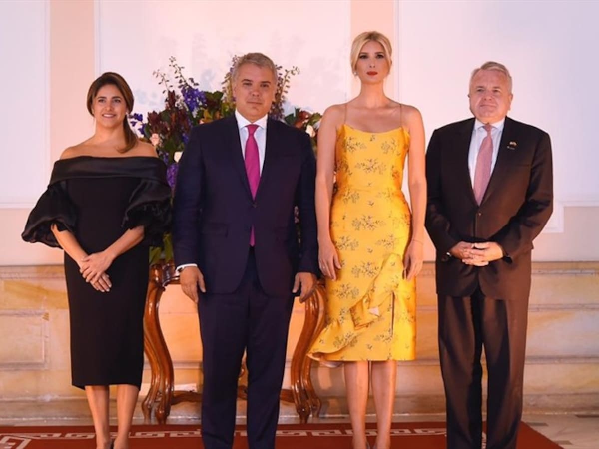 Ivanka Trump visitó la Casa de Nariño y recorrió una muestra artesanal