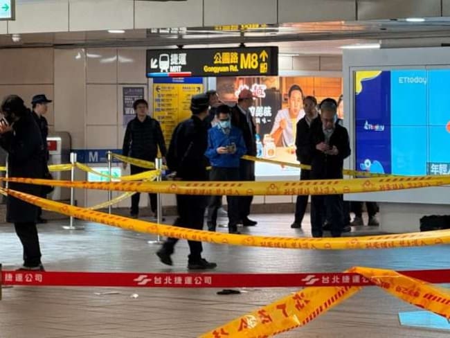 Ataque en Taipéi. FOTO: EFE