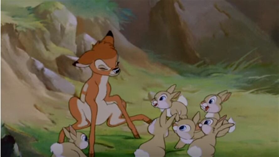 Live action de 'Bambi'. Foto: Captura video YouTube
