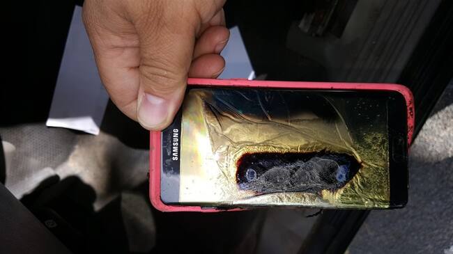 Samsung retira del mercado el Galaxy Note 7. Foto: Associated Press - AP.