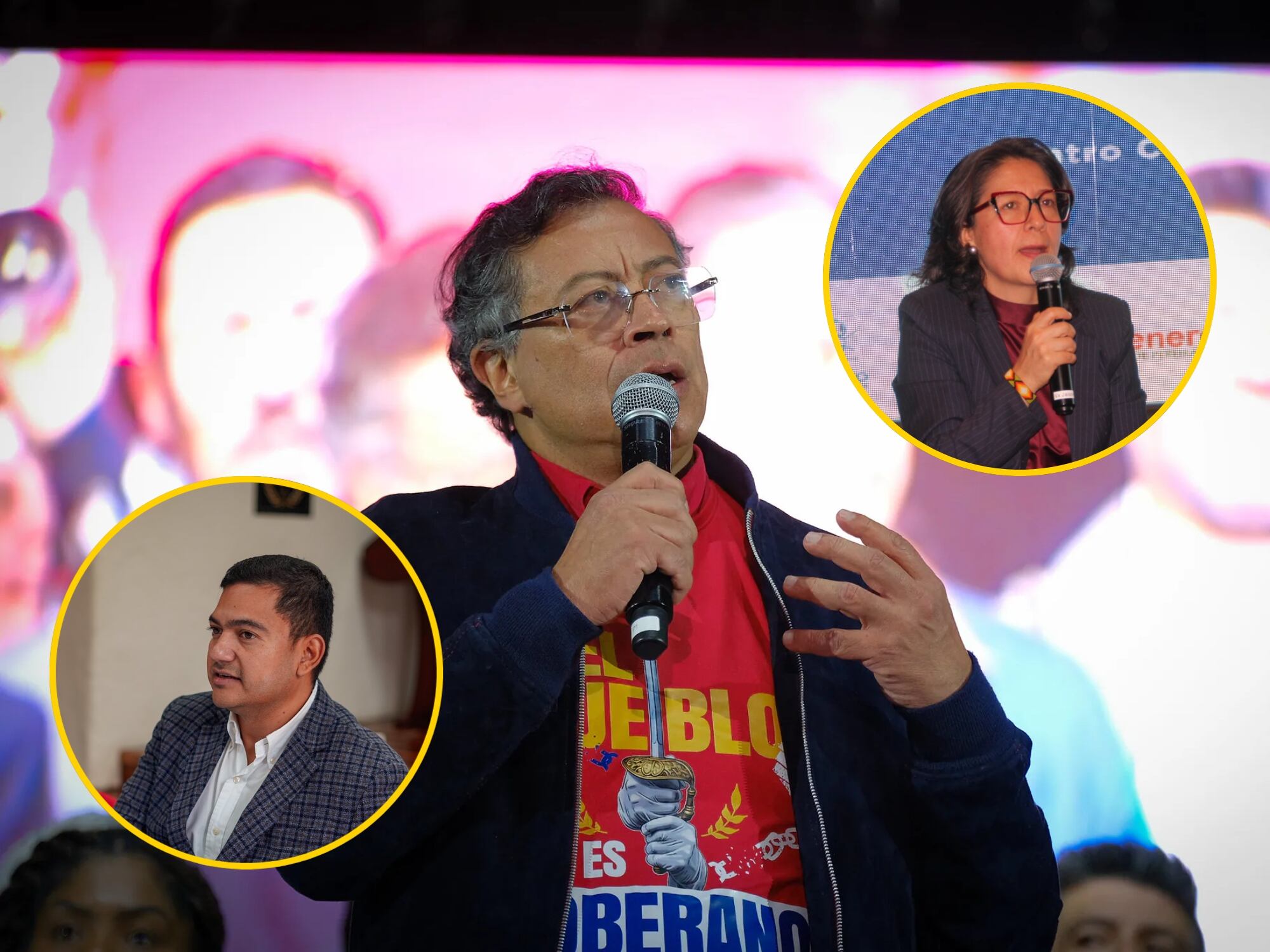 Tras regaño de Petro, sale Edward Libreros como ‘vice’ de Minvivienda; llega Ruth Quevedo, de la CRA. Fotos: X y Presidencia.