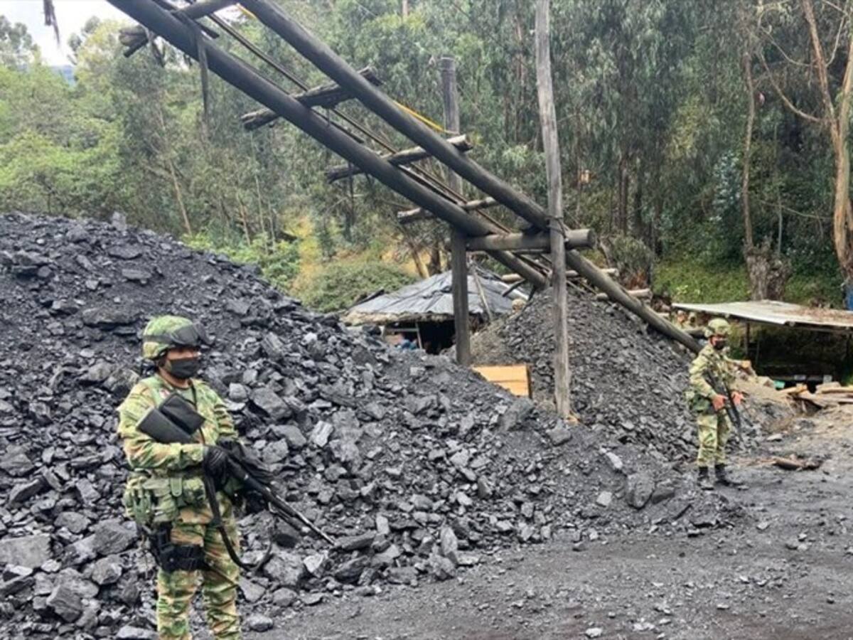 Boyacá: Capturan 10 personas y cierran seis socavones de carbón en Socha