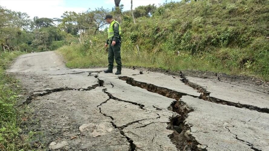 El pasado 20 de septiembre en un consejo extraordinario para la Gestión del Riesgo de Desastres se tomaron cinco determinaciones frente a la remoción de masa. Foto: Alcaldía San Eduardo