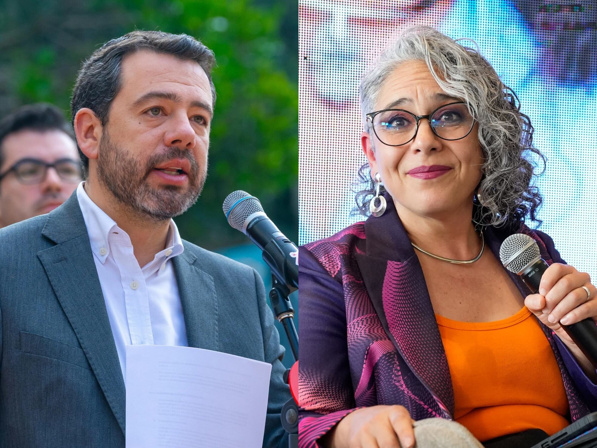 Carlos Fernando Galán y María José Pizarro