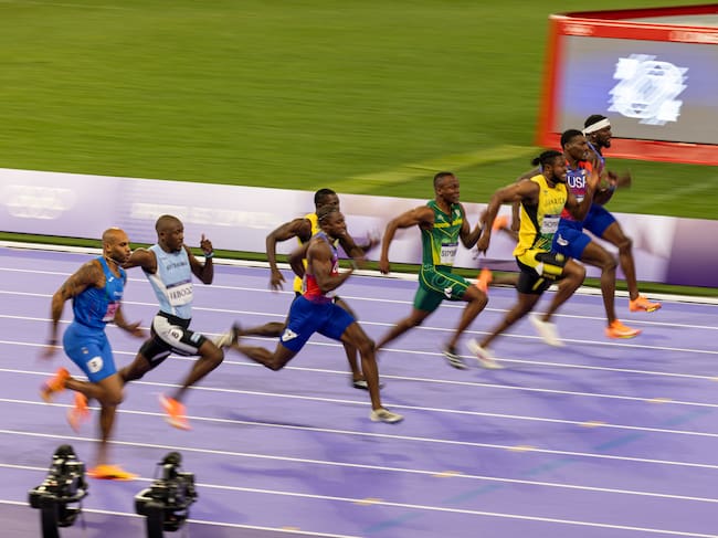 Final 100 metros planos Juegos Olímpicos París 2024 | Foto: GettyImages
