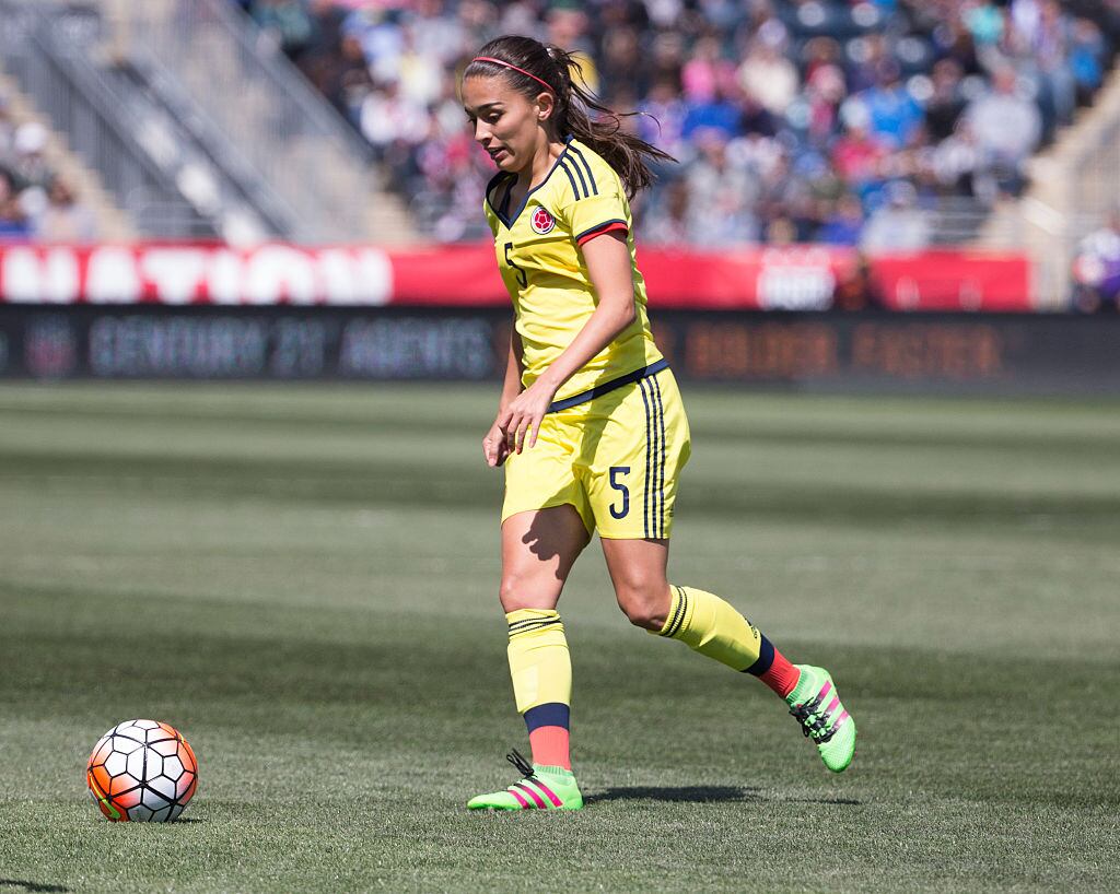 Isabella Echeverri en Selección Colombia (Photo by Mitchell Leff/Getty Images)