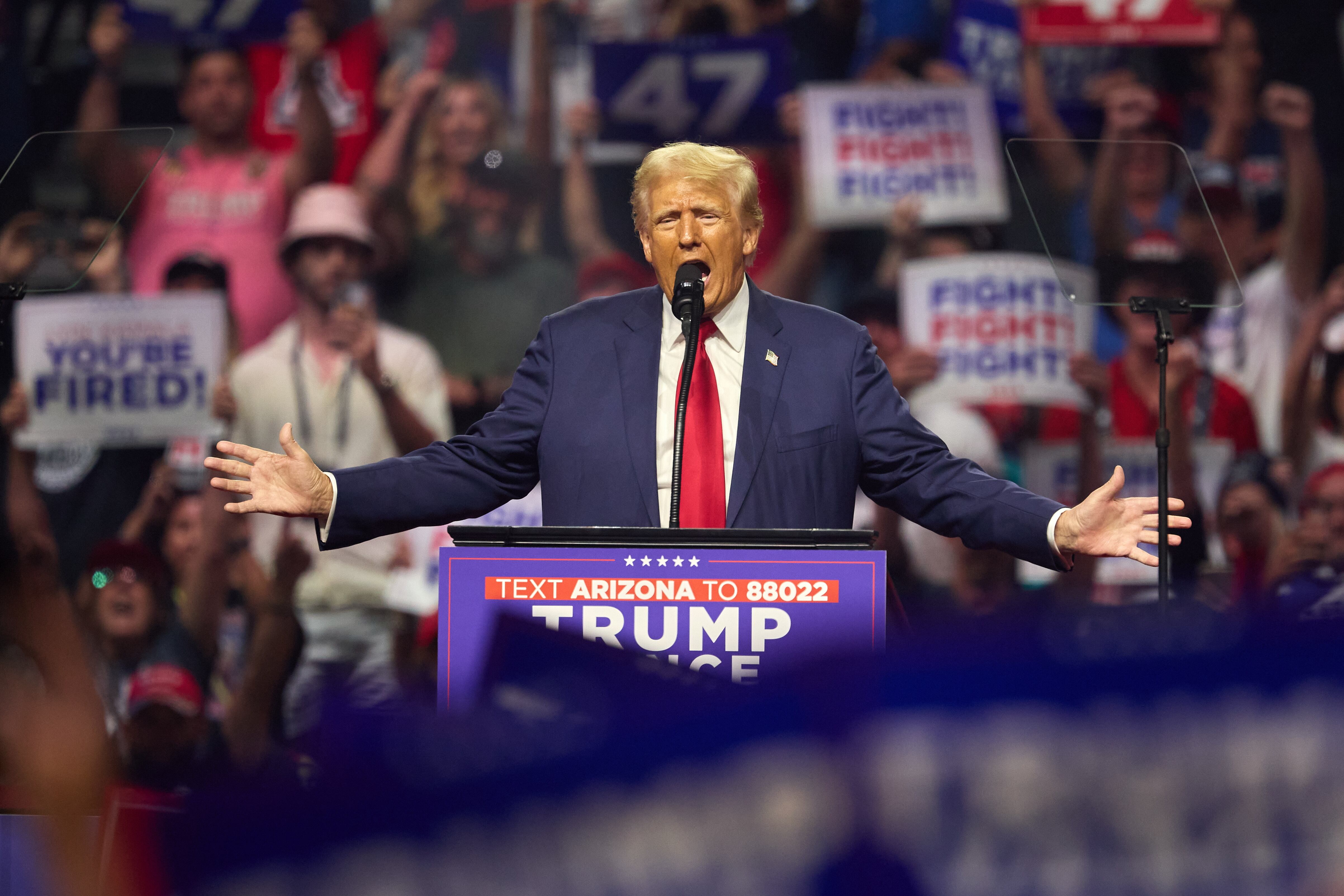 Donald Trump. I Foto: EFE/EPA/ALLISON DINNER.