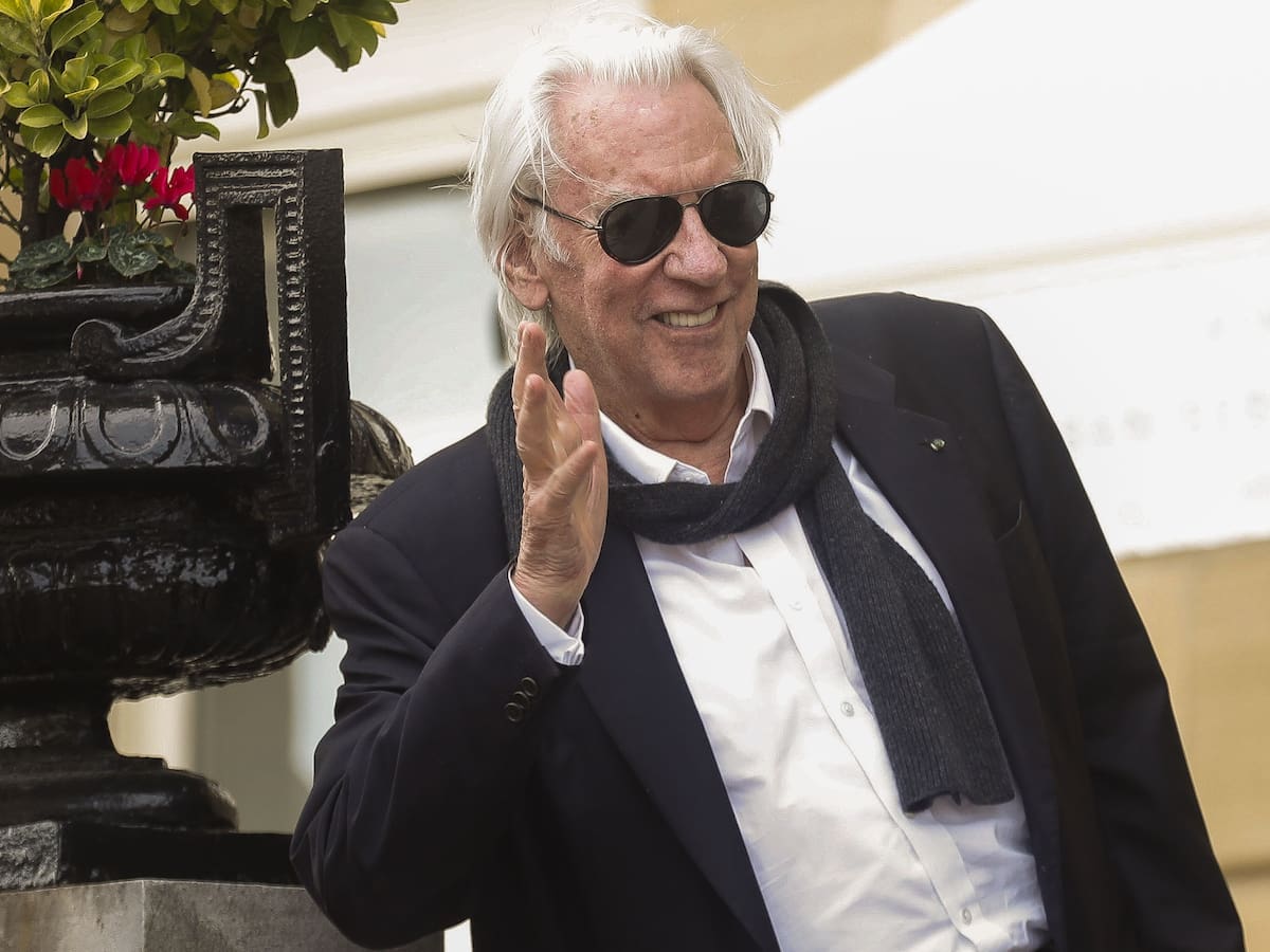 Murió Donald Sutherland, actor de Los Juegos del Hambre y MASH