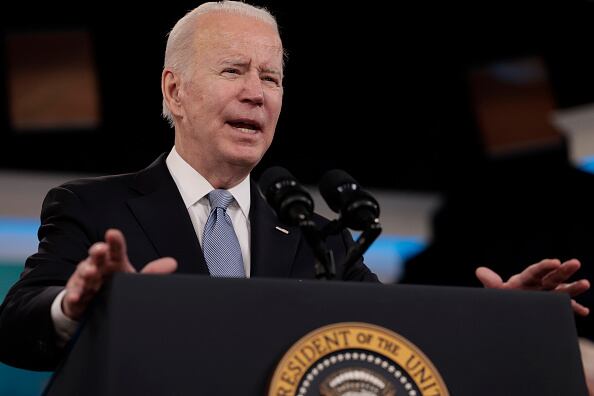 Joe Biden, presidente de EE.UU. Foto: Getty