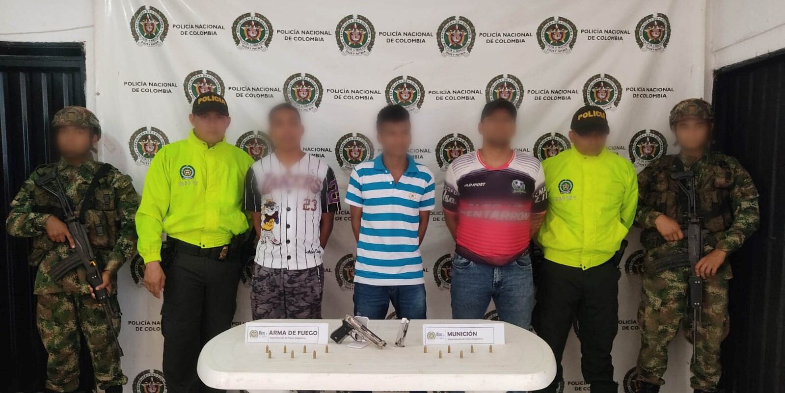 Capturados/ Policía del Magdalena