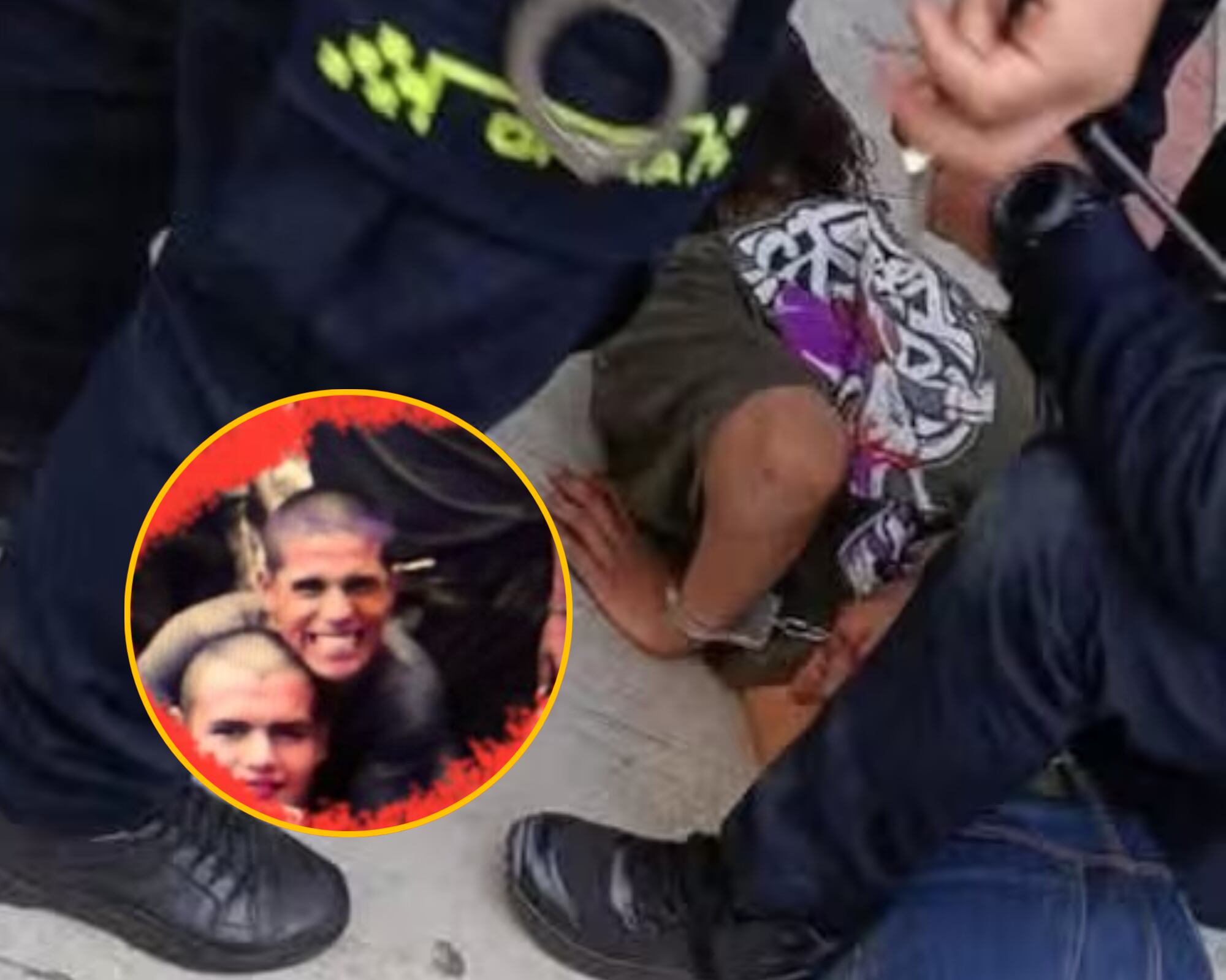 Hombre que golpeó al adolescente que le disparó a Miguel Uribe fue militar y skin head punk