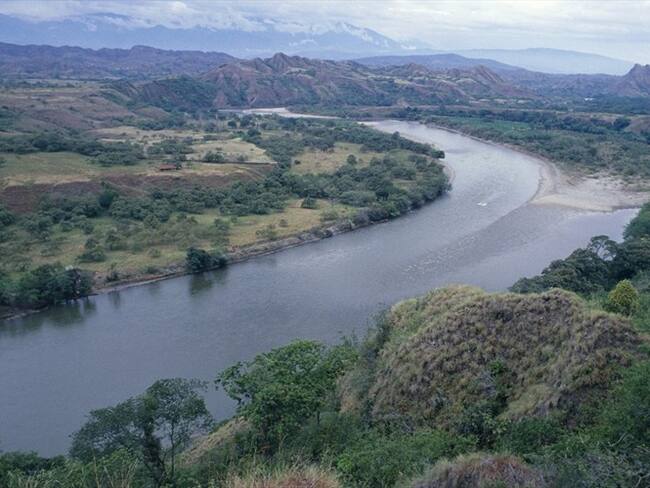 Vista aérea del río Magdalena. Foto: Getty Images