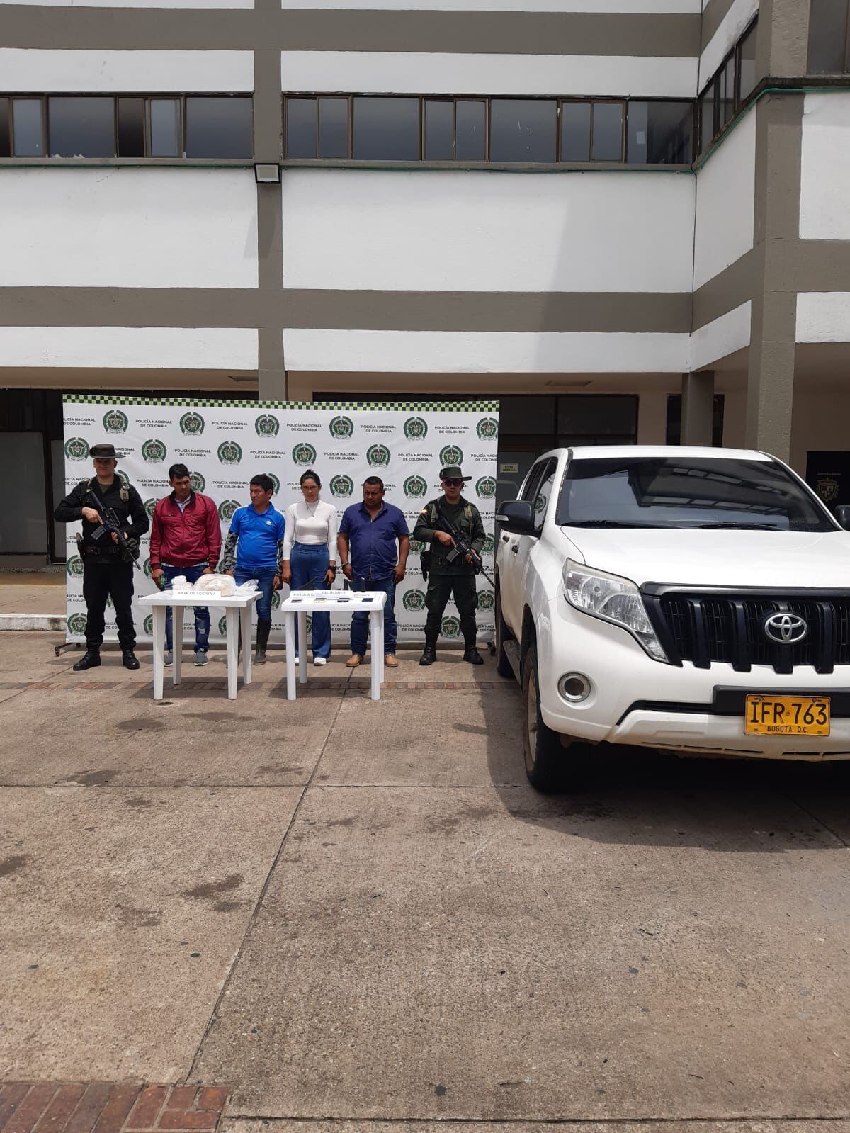 Capturadas 4 personas por el supuesto delito de tráfico, fabricación o porte de  estupefacientes. Foto: UNP