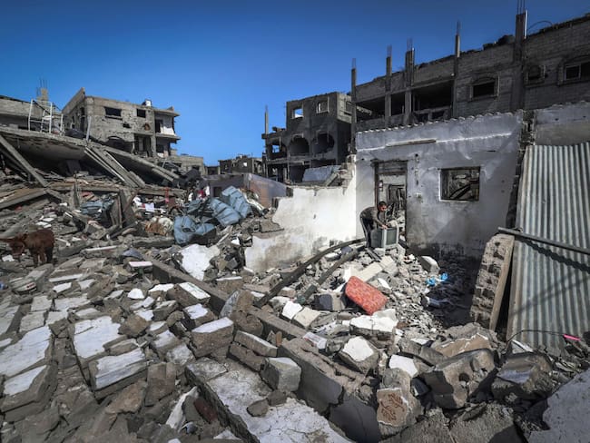 Conflicto en Gaza. (Foto: MOHAMMED ABED/AFP via Getty Images)