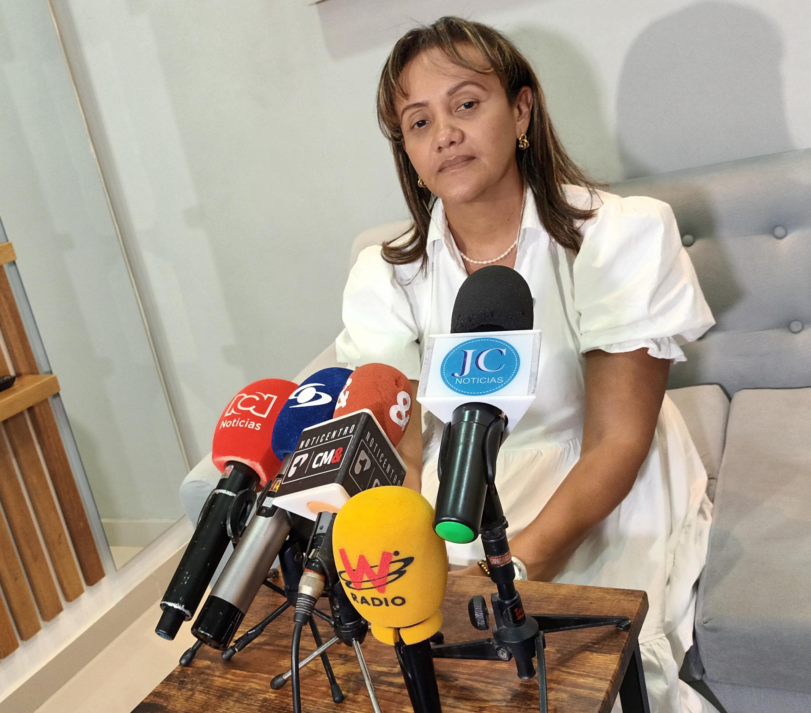 Darling Arrieta, hermana de Edwin Arrieta. Foto: La W/Claudia Hernández