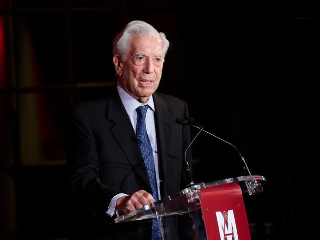Mario Vargas Llosa. (Photo by Carlos Alvarez/Getty Images)