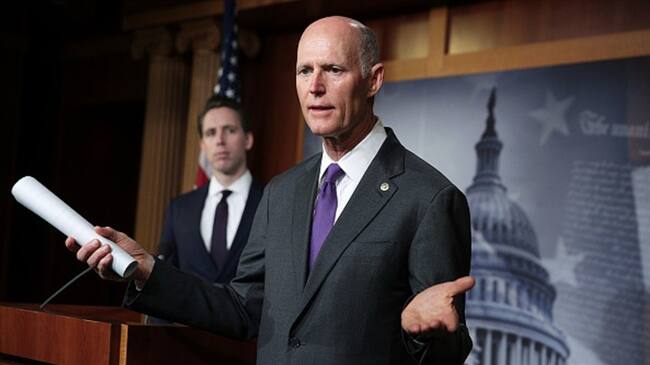 El senador estadounidense Rick Scott. Foto: Getty Images