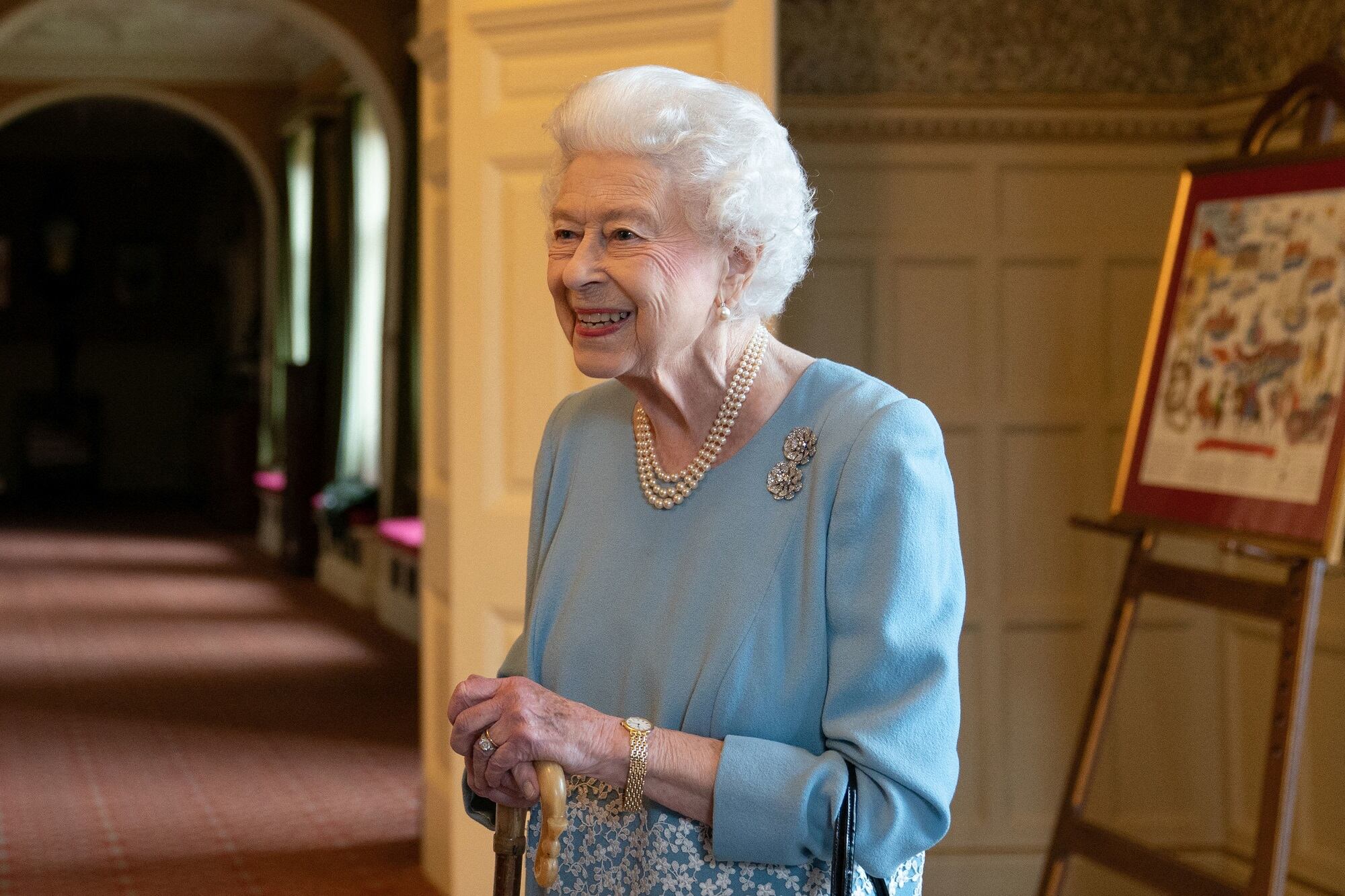 Reina Isabel II. (Photo by JOE GIDDENS/POOL/AFP via Getty Images)