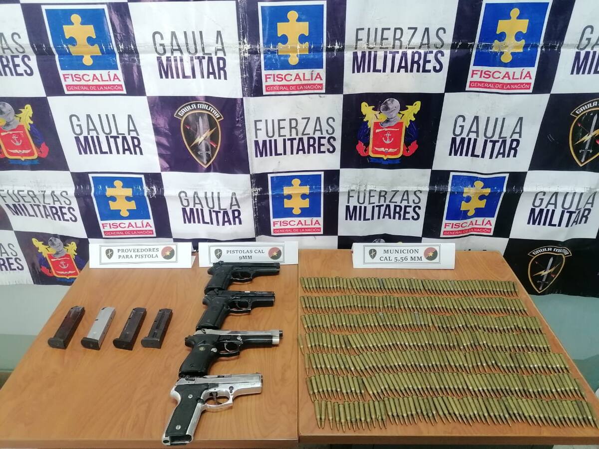 Ejército incautó armas y municiones en un bus que se dirigía para Bogotá