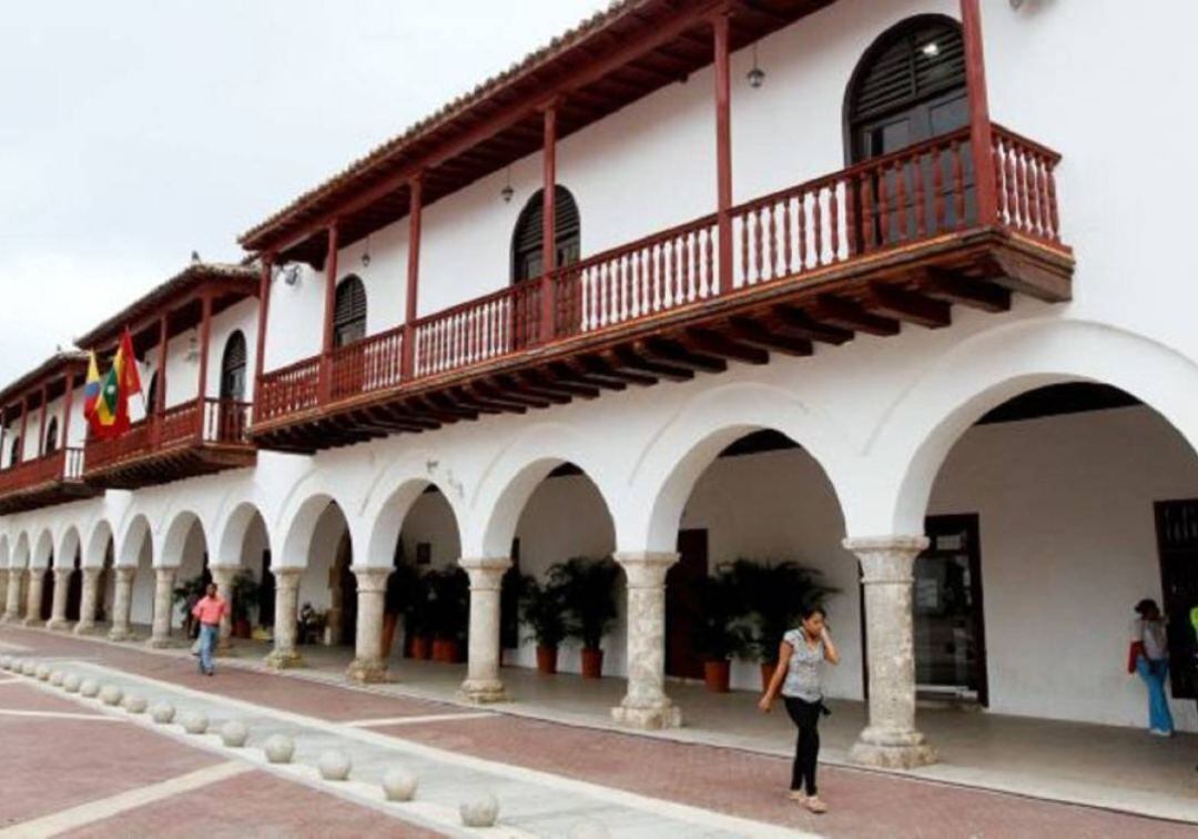 Palacio de La Aduana, sede principal de la Alcaldía de Cartagena. Crédito: Archivo