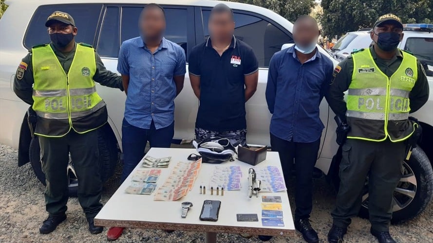 Banda de asaltantes en Cartagena. Foto: Cortesía