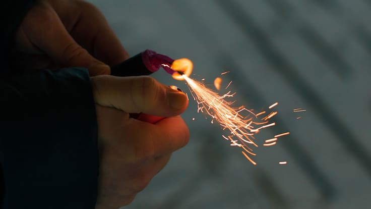 INS entrega balance de quemados por pólvora en diciembre: hacen un llamado a la ciudadanía